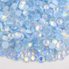 Lt. Aqua Luminous Opal Glass Rhinestones