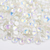 Neon AB White Glass Rhinestones